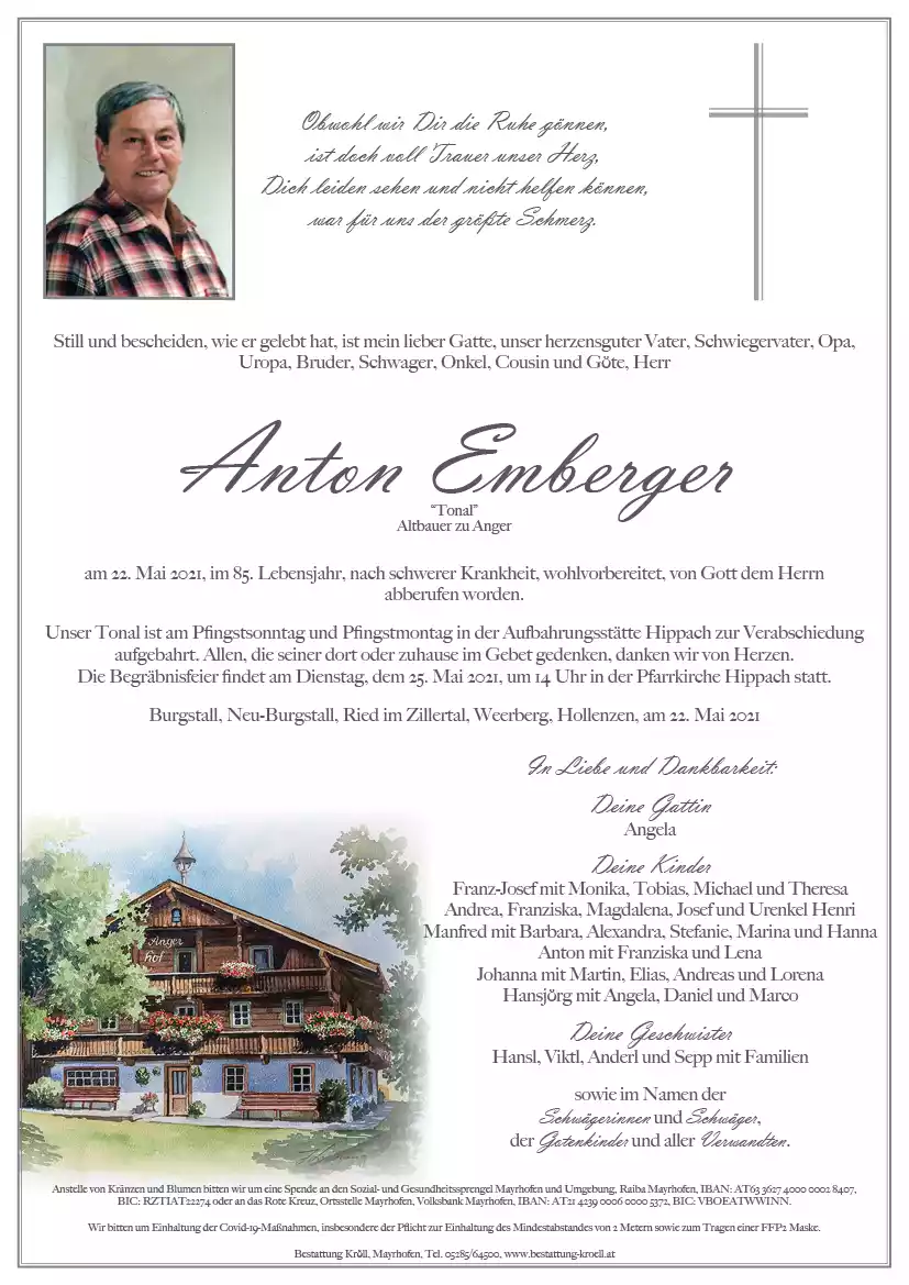 Parte von Anton Emberger